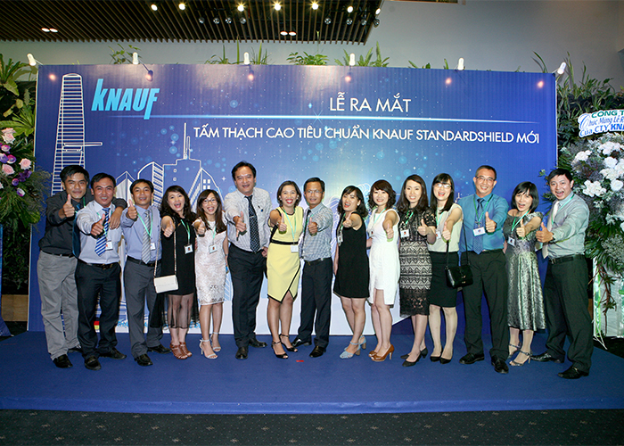 Tóm Tắt Lễ ra mắt sản phẩm tấm thạch cao Knauf và hai nhà phân phối